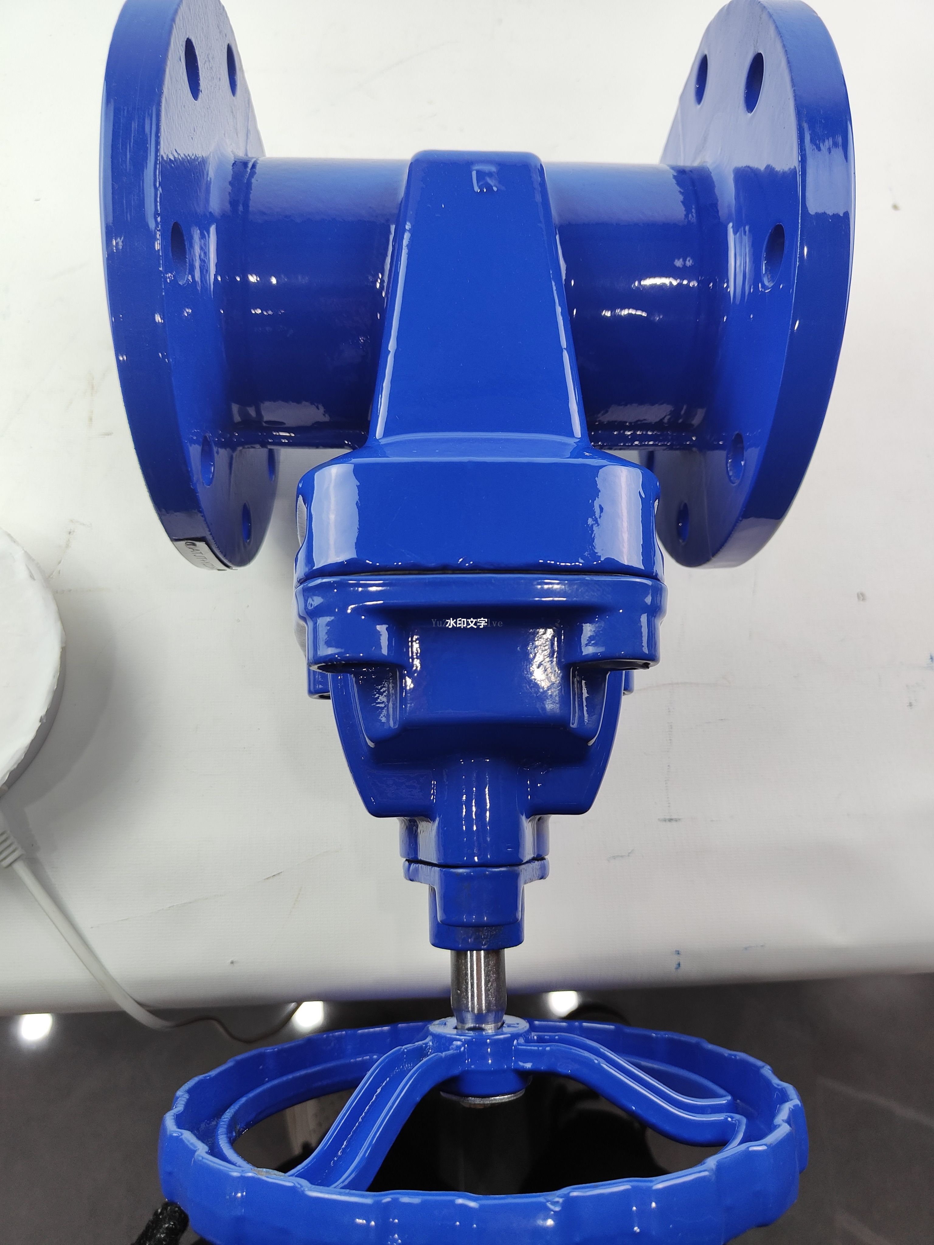 Z45X-16q Dark Rod Manual Turbine Cast Iron Flange Gate Valve