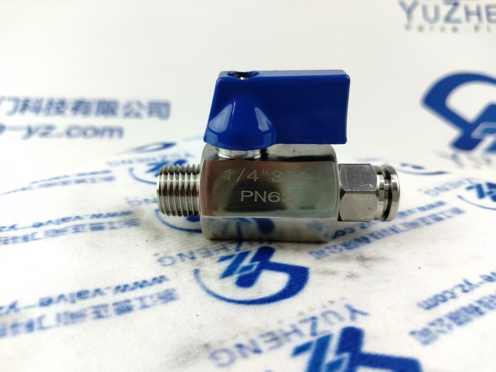 304 Stainless Steel Male thread * Ferrule Mini Ball Valve 