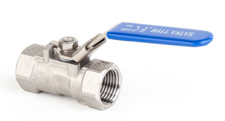 1PC Stainless Steel Ball Valve With Lock Handle