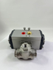 3-Way Ball Valve with Single-acting Pneumatic Actuator
