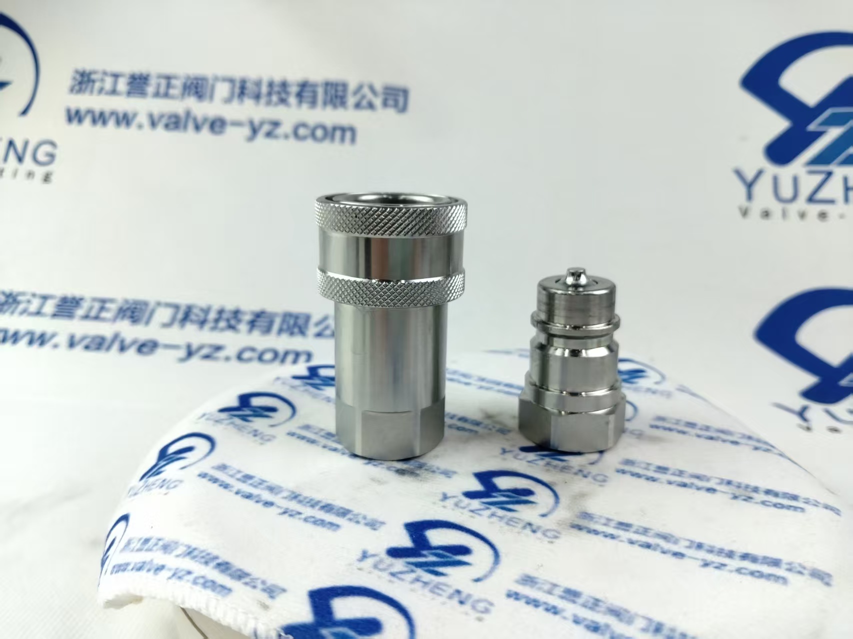 KZF Stainless Steel Hydraulic Quick Coupling, Female Thread ISO7241-B