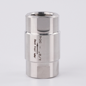 Stainless Steel Female Thread Straight Check Valve