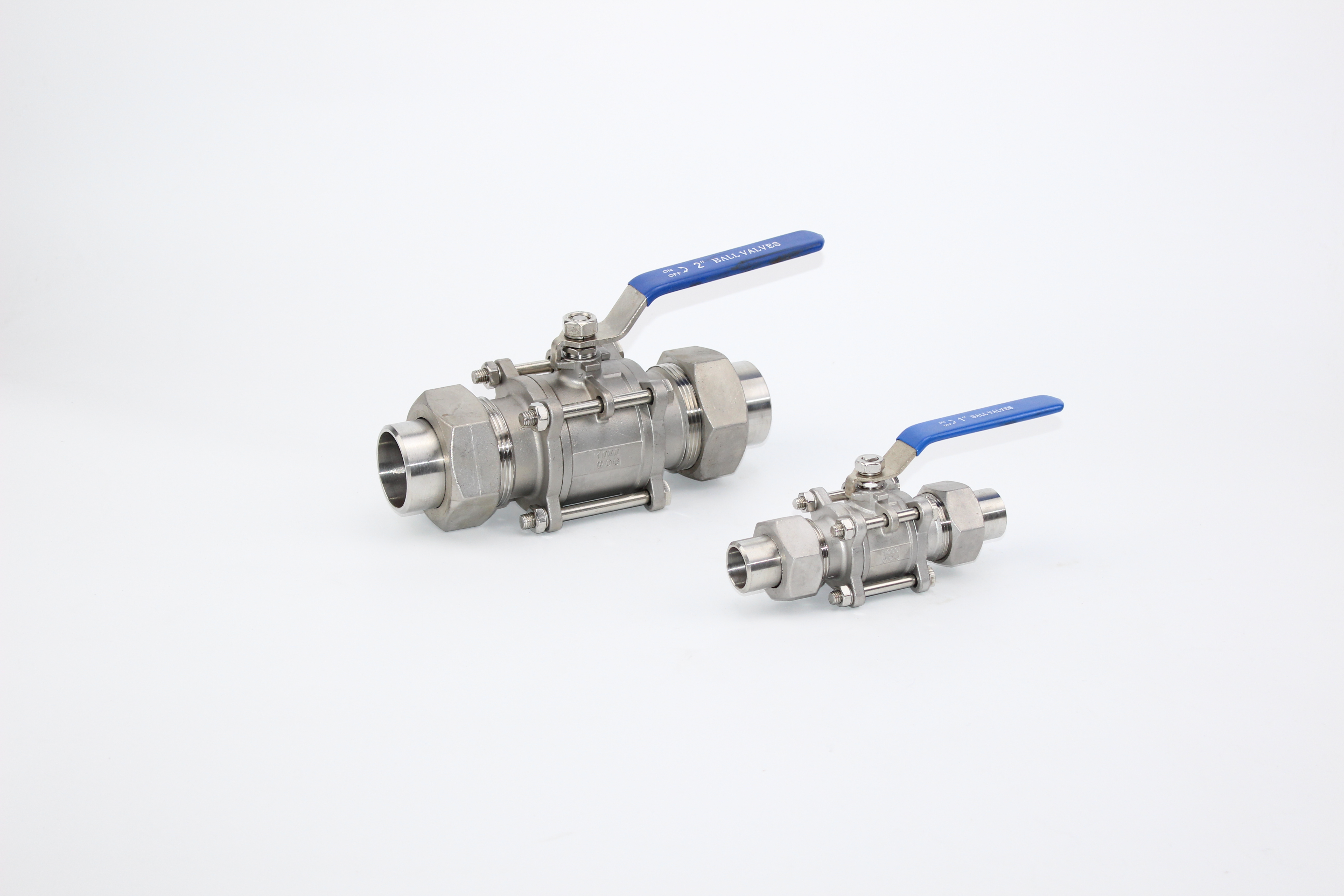 3PC Stainless Steel Thread Ball Valve With Union