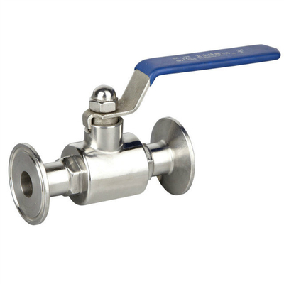 Sanitary Stainless Steel 2PC Ball Valve Clamp End