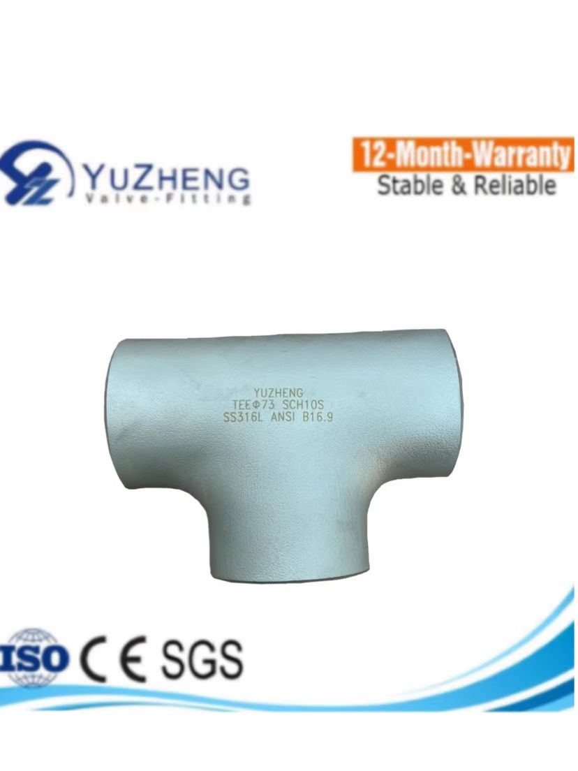 Sanitary Stainless Steel Sealed Tee/Three Way Pipe Fitting