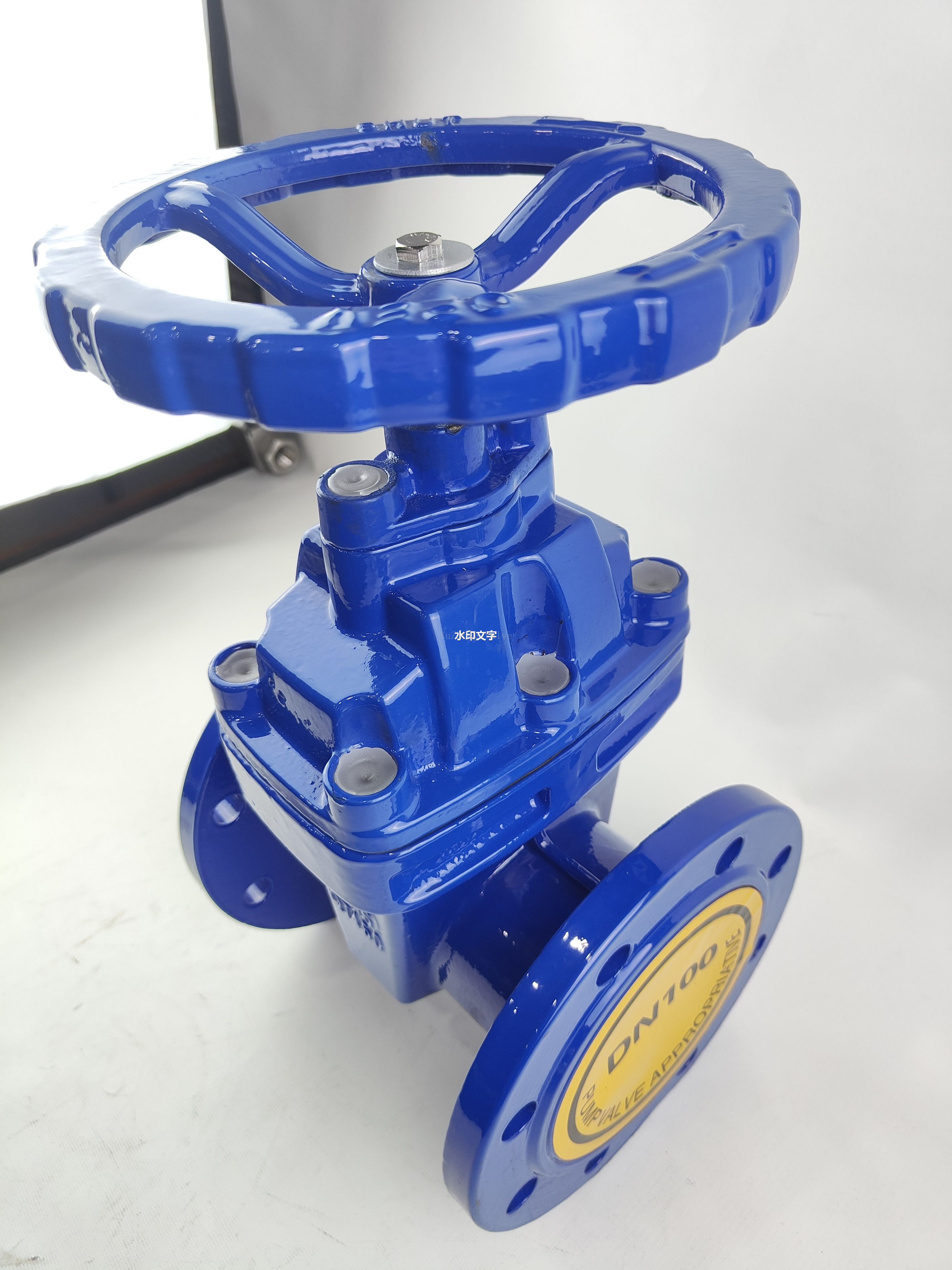 Z45X-16q Dark Rod Manual Turbine Cast Iron Flange Gate Valve
