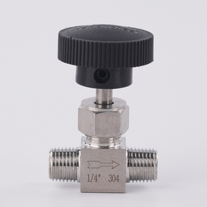 J21W SS304 straight needle valve