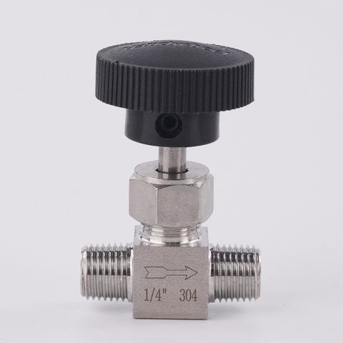 J21W SS304 straight needle valve