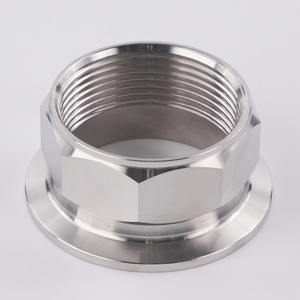 SS304 Sanitary Tri-Clamp To Female Thread Hex Connector