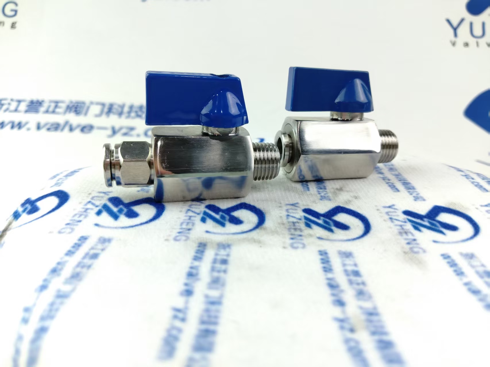 304 Stainless Steel Male thread * Ferrule Mini Ball Valve 