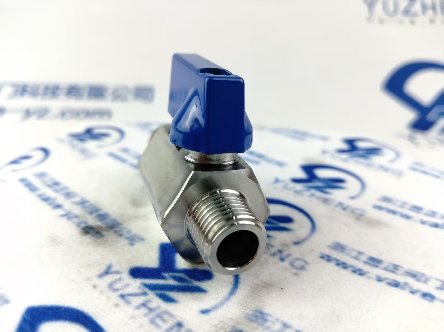 304 Stainless Steel Male thread * Ferrule Mini Ball Valve 