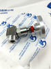 Internal and external thread needle valve