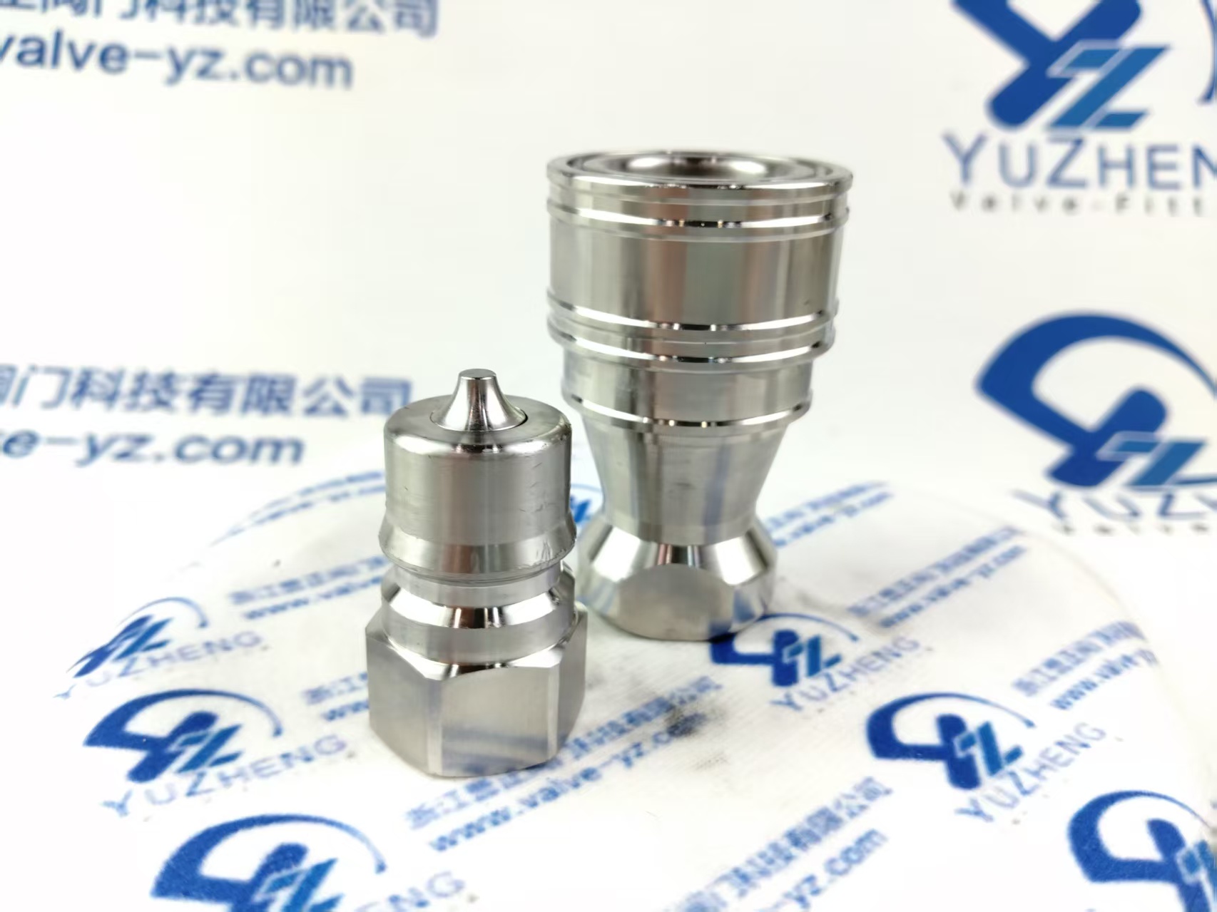 Stainless Steel Hydraulic Quick Coupling / Quick Disconnect Coupler