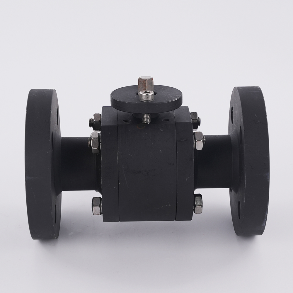 WCB 3-Piece Flanged Ball Valve Body with High Mounting Pad