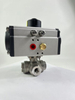 3-Way Ball Valve with Single-acting Pneumatic Actuator