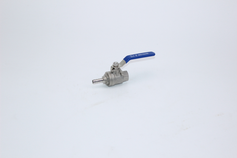 2PC Stainless Steel Thread Ball Valve With Hose Nipple 