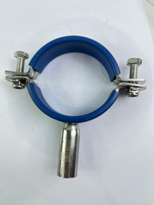 Stainless Steel Pipe Support with Leather Sleeve