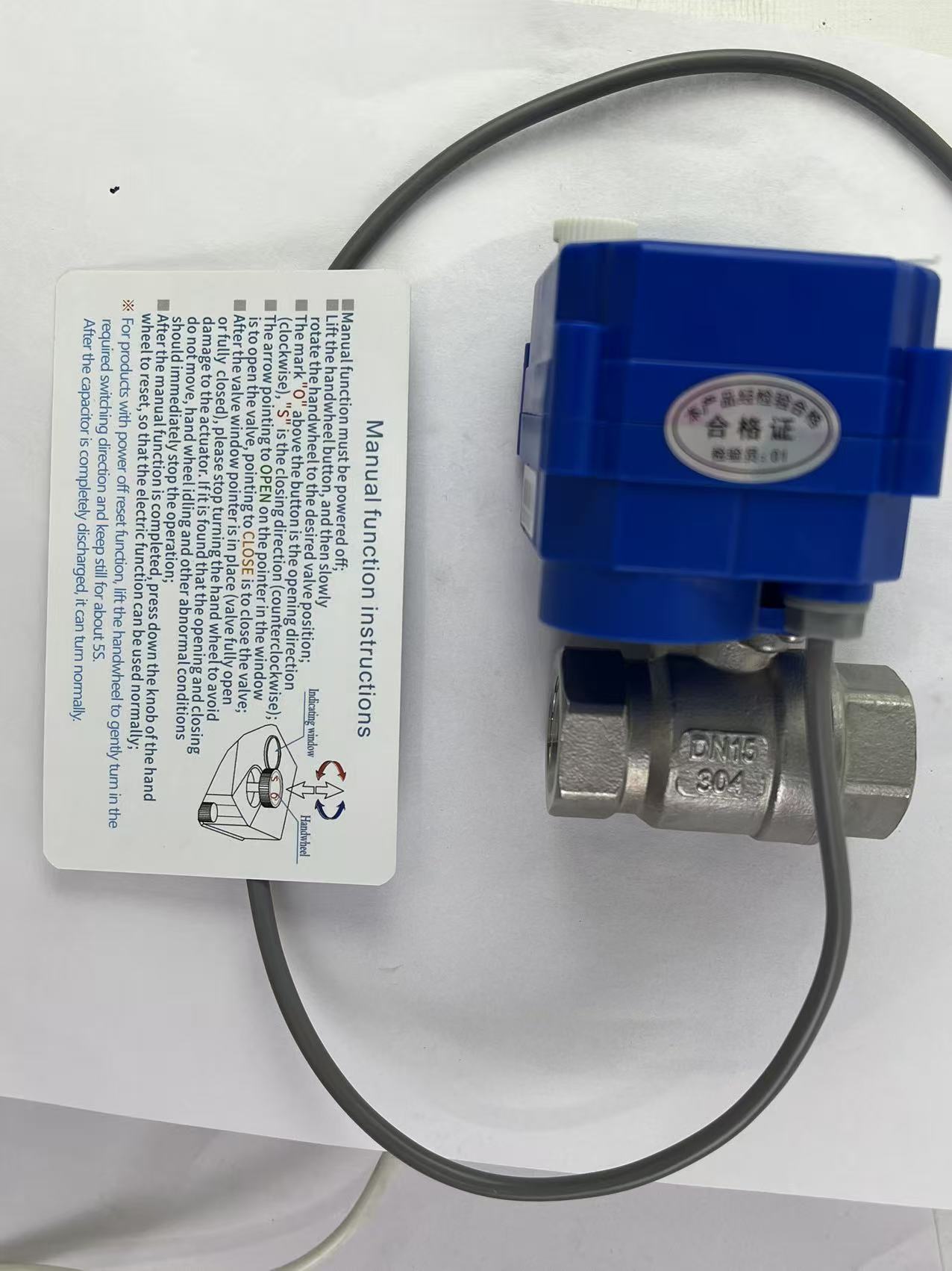 Small Size Thread Ball Valve Electric Actuator