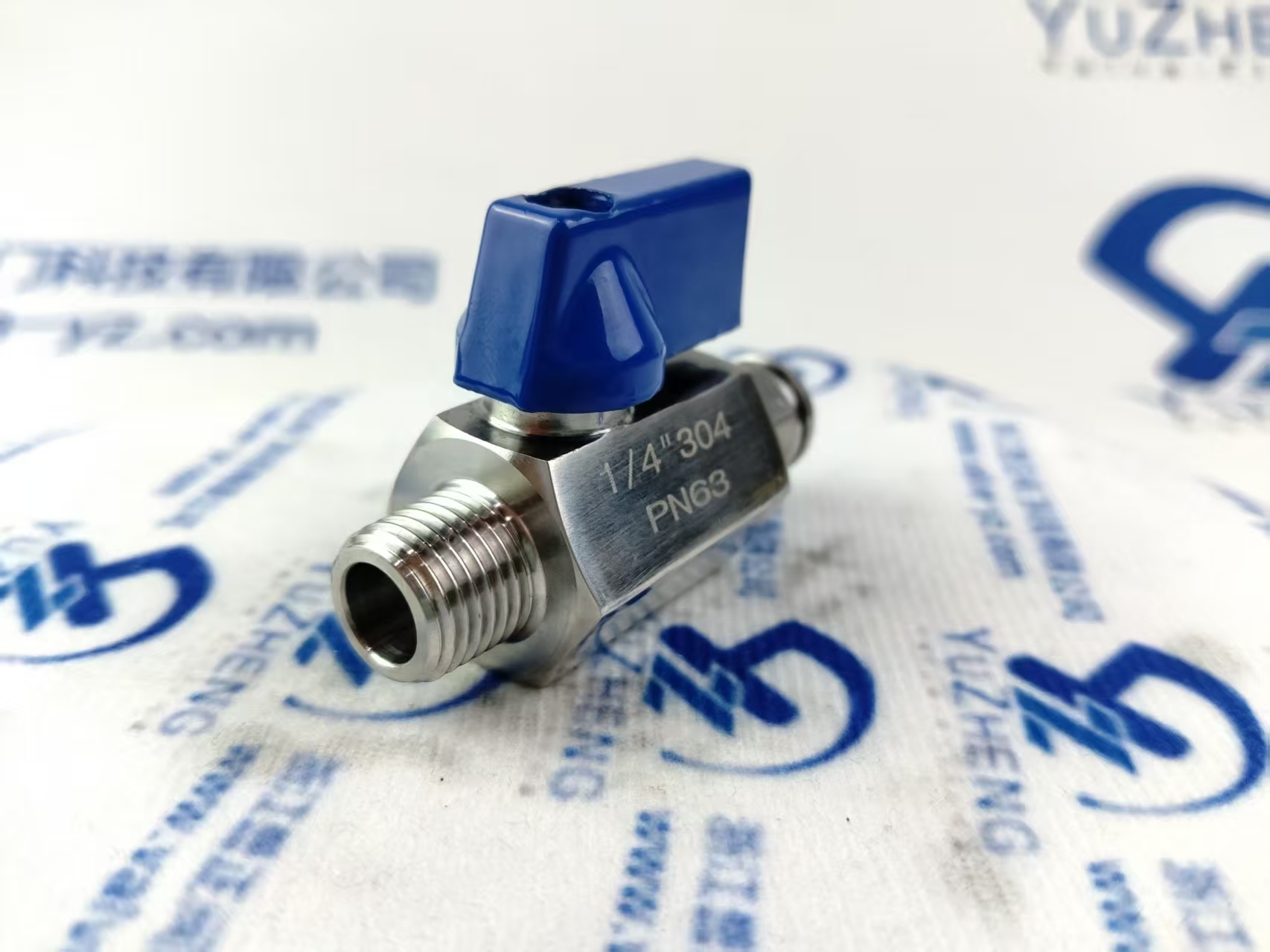 304 Stainless Steel Male thread * Ferrule Mini Ball Valve 