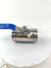 Mini stainless Steel Thread Ball valve 