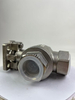Stainless Steel Threaded Tee Vertical L-type Ball Valve with Mounting Pad