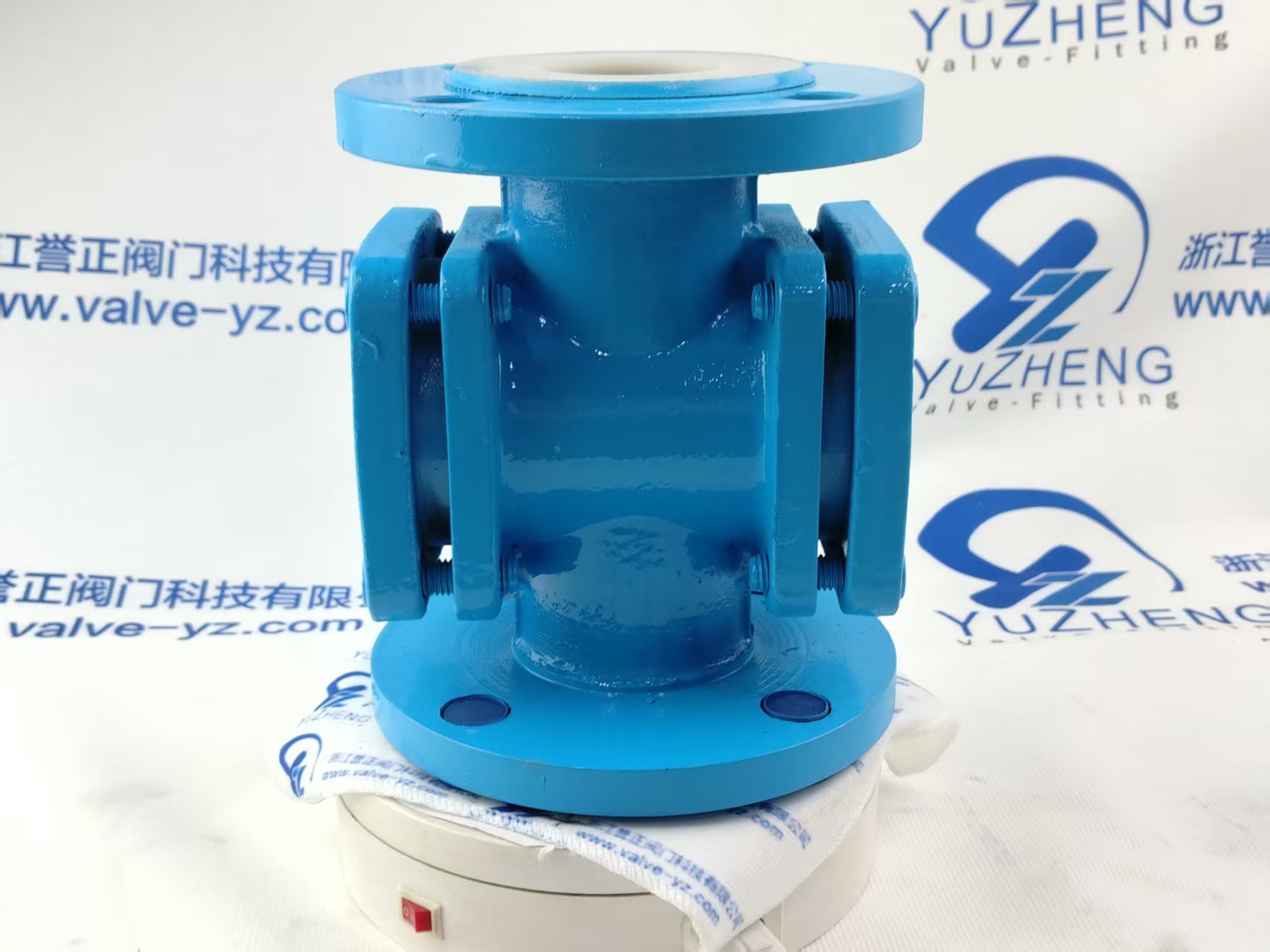 PFA Lined Flanged Straight Sight Glass