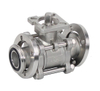 3PC Stainless Steel Vacuum Ball Valve with Pad with Actuator