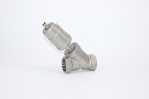 3 WAY ANGLE SEAT VALVE WITH STAINLESS STEEL ACTUATOR