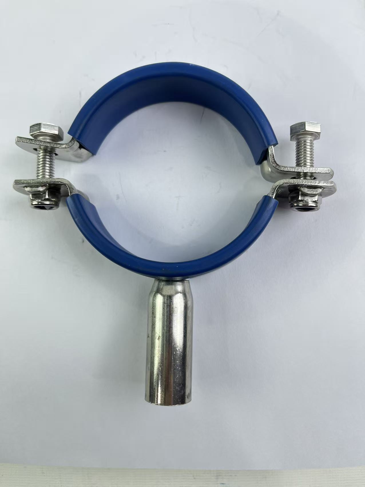 Stainless Steel Pipe Support with Leather Sleeve