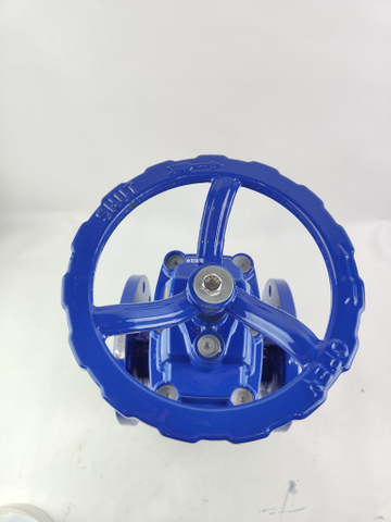 Z45X-16q Dark Rod Manual Turbine Cast Iron Flange Gate Valve