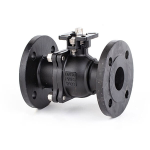 2PC Carbon Steel Flange Ball Valve With ISO5211 PAD