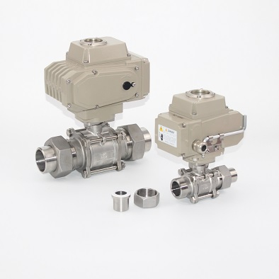 2PC Stainless Steel Thread Ball Valve With Actuator