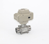 3PC Stainless Steel Thread Ball Valve With Actuator